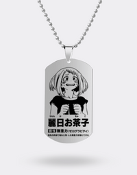 My Hero Academia Necklace with Uraraka Medallion