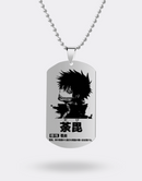 My Hero Academia Necklace with Dabi Medallion