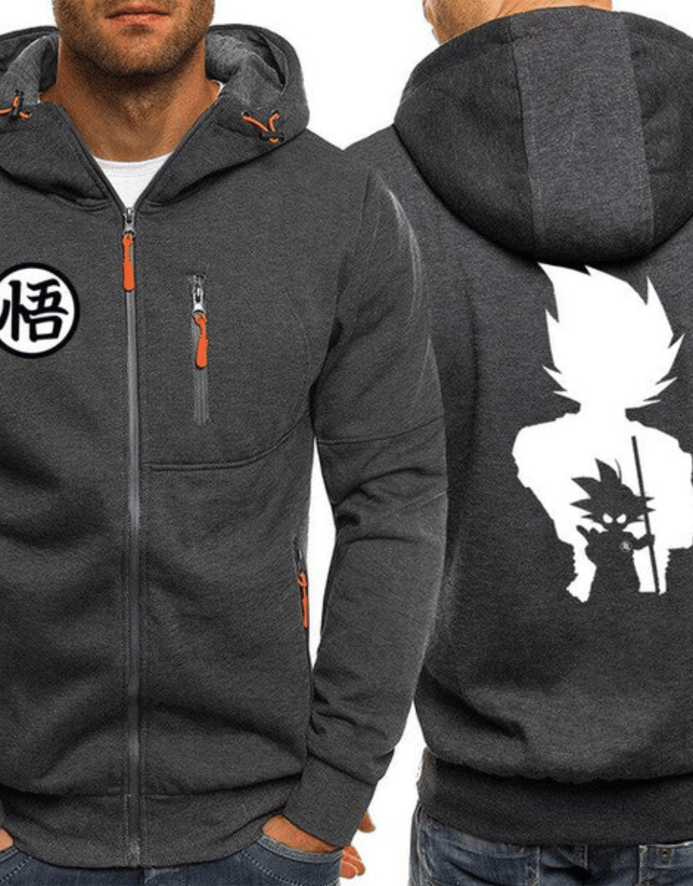 Dragon ball Goku evolution manga hoodie