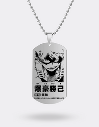 My Hero Academia Necklace with Katsuki Medallion