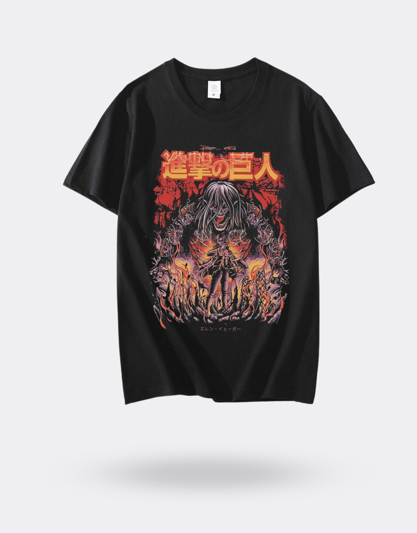 Attack on Titan T-shirt with graphic print on the front