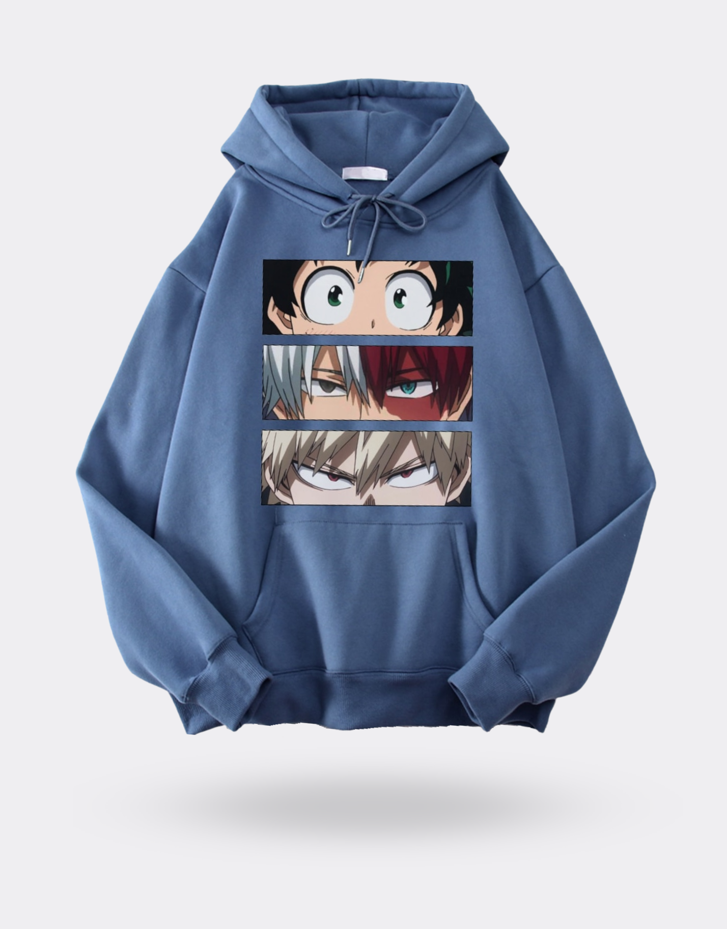 My Hero Academia Izuku x Shoto x Katsuki blue sweatshirt