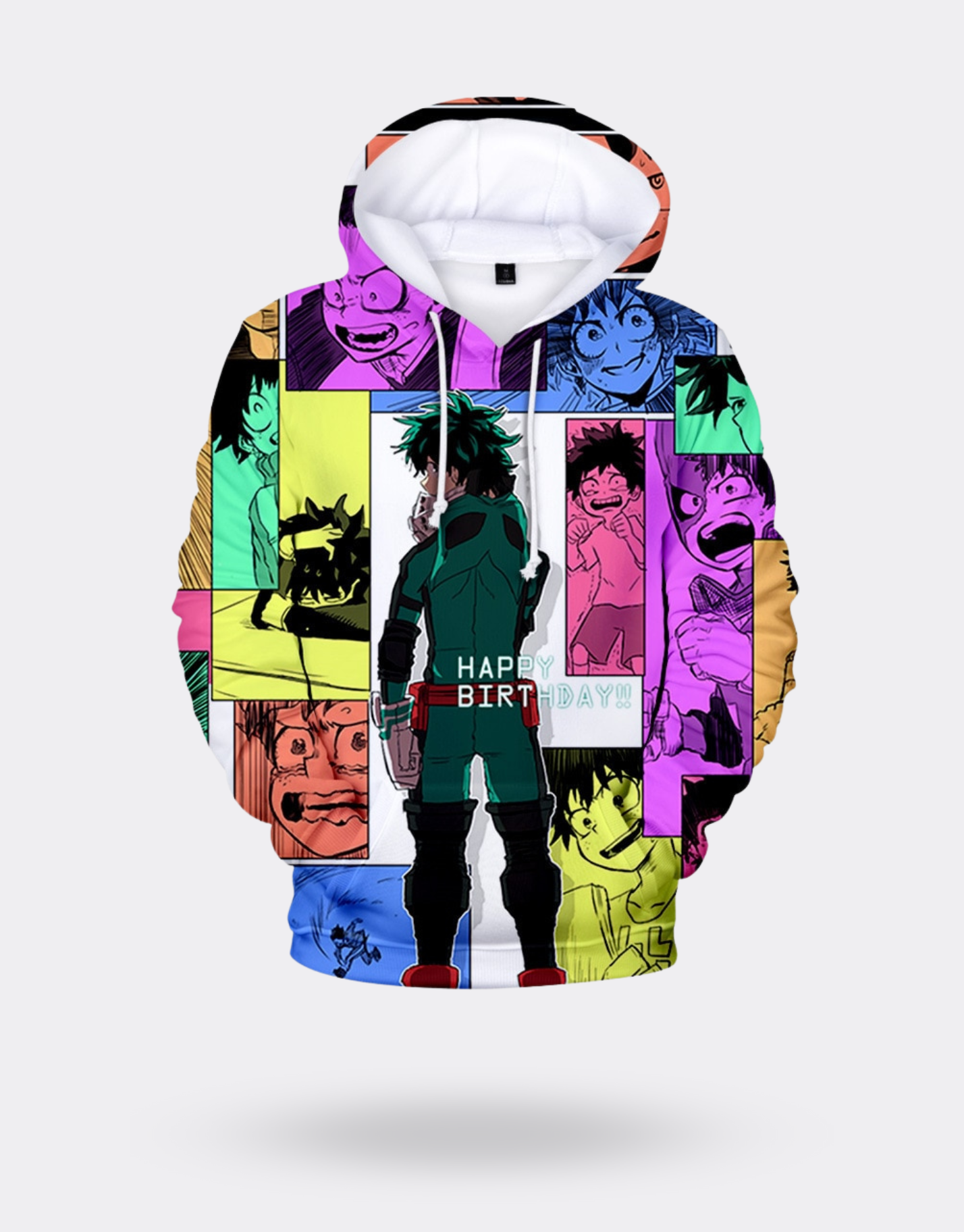 Sweat My Hero Academia Anniversaire Izuku multicouleur