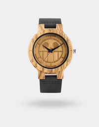 One Piece Manga Quartz Wooden Watch 