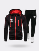 One Piece Front Pocket Tracksuit Set