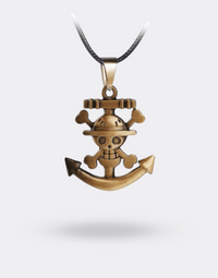 One Piece pirate anchor manga necklace