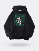 My Hero Academia Izuku black and green square sweatshirt