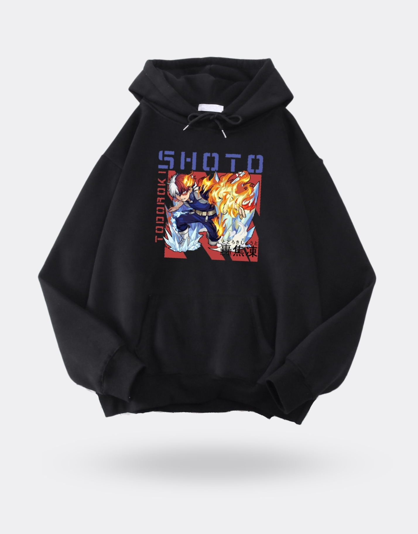 My Hero Academia Shoto black flame sweatshirt