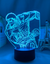 Lampe LED 3D ATTAQUE DES TITANS Titan Cuirassé