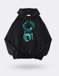 My Hero Academia Izuku Midoriya Full Moon Black Sweatshirt