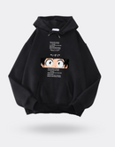 My Hero Academia Izuku black writing sweatshirt