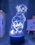 Lampe LED 3D ATTAQUE DES TITANS Eren et Mikasa