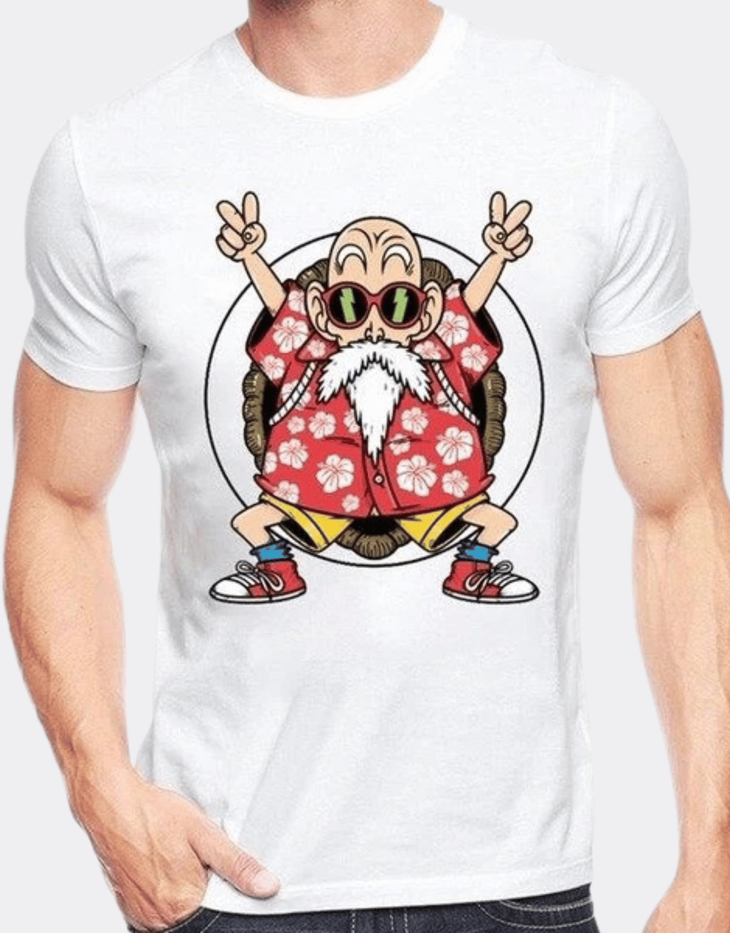 T-shirt Manga Dragon Ball Z Tortue géniale cool