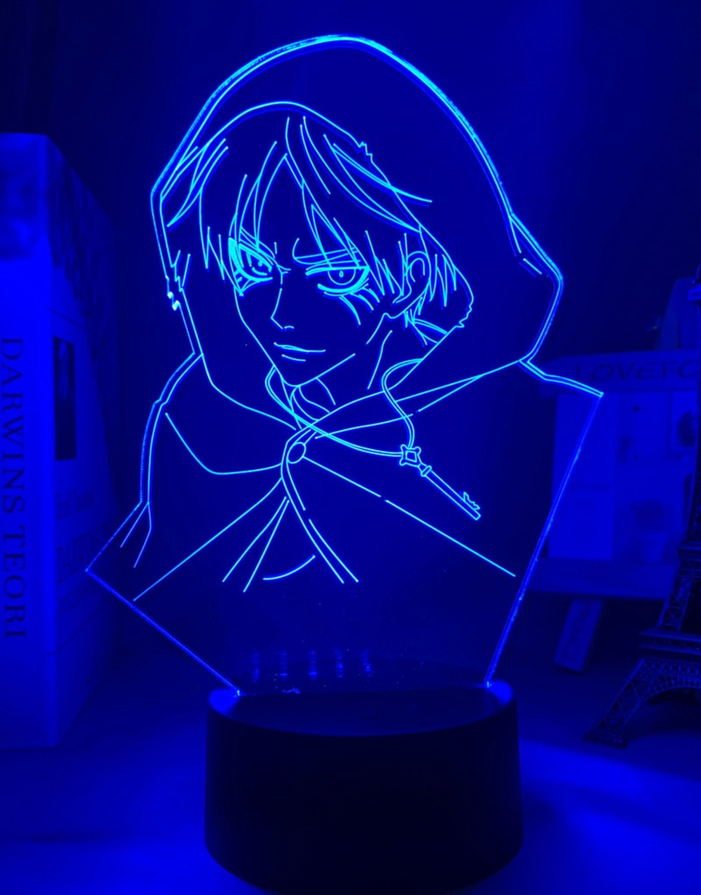 Lampe LED 3D ATTAQUE DES TITANS Eren