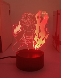 My Hero Academia Shoto 3D LED Lamp On Fire