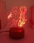 Lampe LED 3D My Hero Academia Shoto En Feu