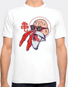 T-shirt Manga DBZ Master roshi ensanglanté