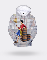 One Piece Luffy Barrel Sweatshirt