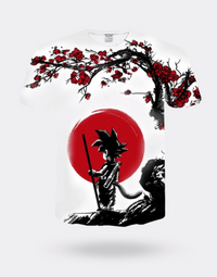 Dragon ball Goku stick manga t-shirt