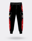 One Piece Pirate King Black and Red Jogging Pants