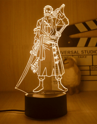 One Piece Roronoa Zoro 3D Lamp (18cm)