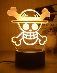 One Piece Logo Pirate Flag 3D Lamp (18cm)