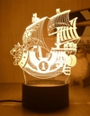 Lampe 3D One Piece Bateau Pirate (18cm)