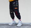 Pantalon cargo garcon Streetwear vue de profil