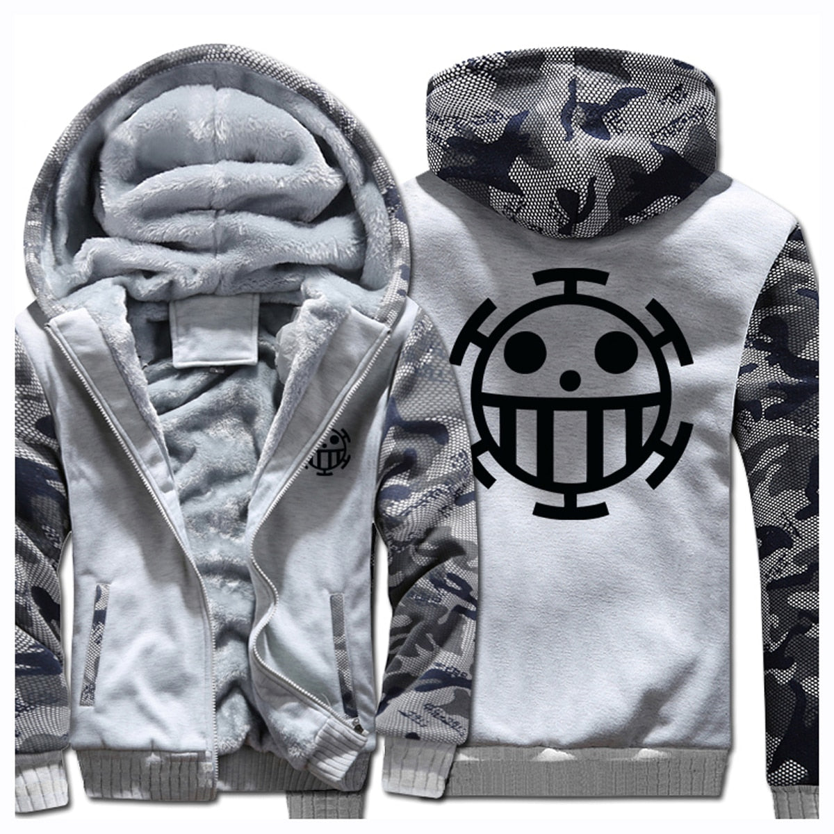 One Piece Pirate Logo Fleece Jacket