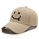 Casquette beige Happy face