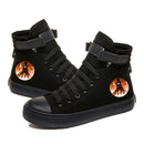 Black Attack on Titan Eren Logo High Top Sneakers