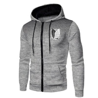 Attack on Titan Scouting Corps Logo Zip Hoodie