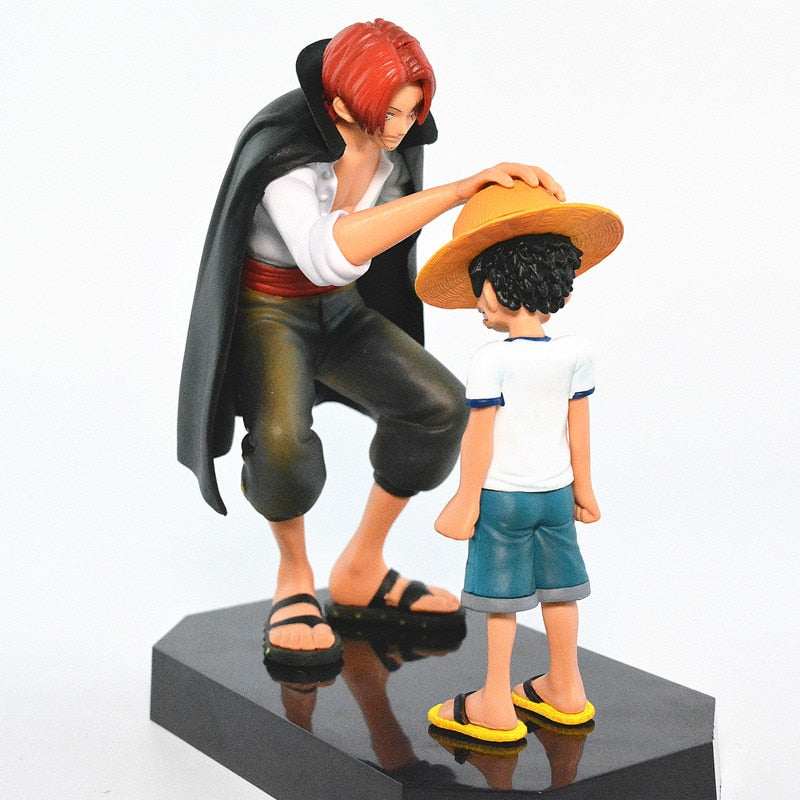 One Piece Luffy &amp; Shanks Figure (18cm)