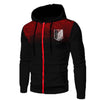 Attack on Titan Scouting Corps Logo Zip Hoodie