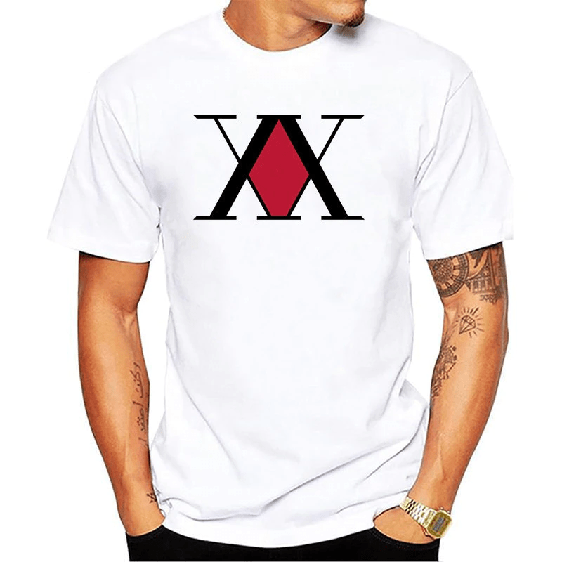 t-shirt HxH logo rouge association hunter