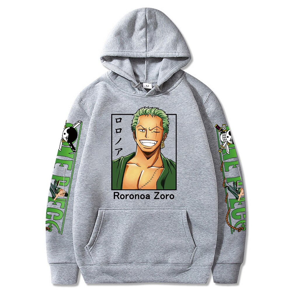 One Piece Sweatshirt Roronoa Zoro Sleeve Patterns