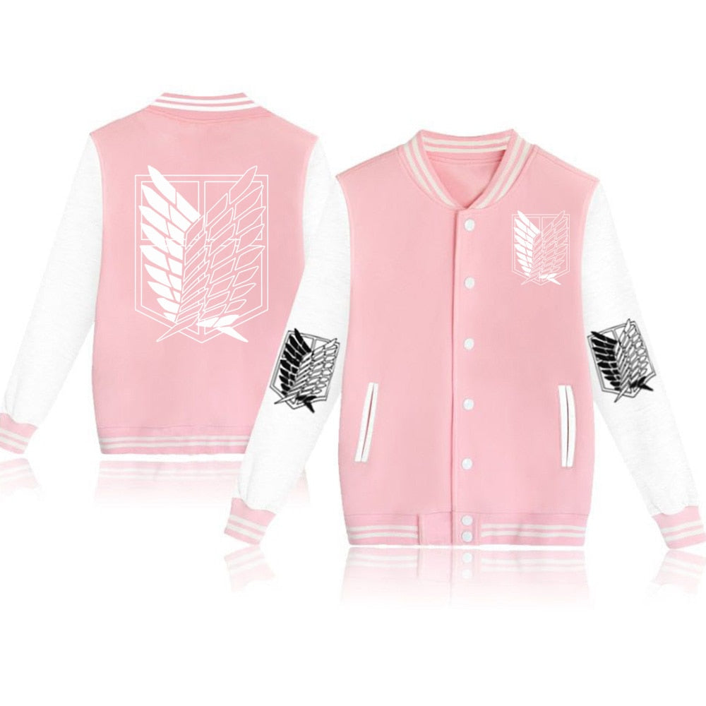 Attack on Titan jacket with sleeve logo