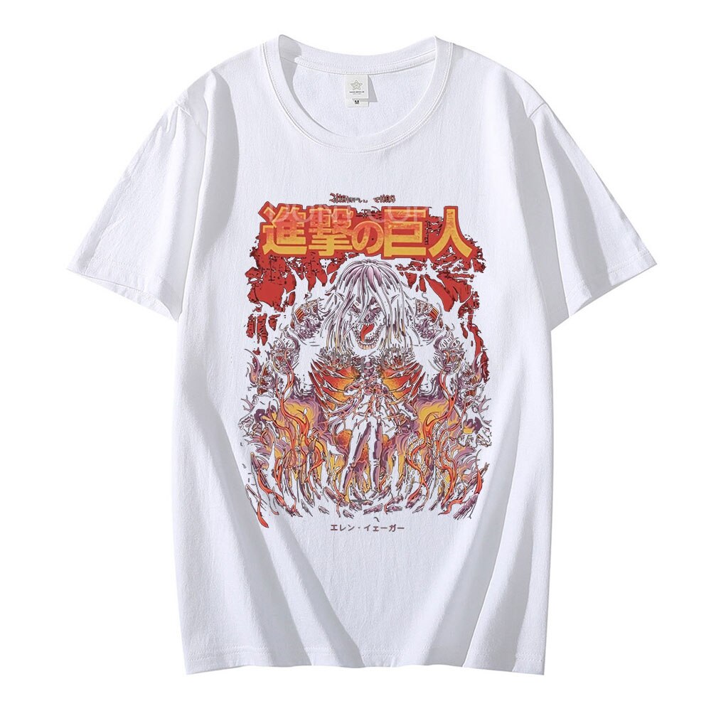 Attack on Titan T-shirt with graphic print on the front