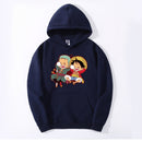 One Piece Baby Luffy &amp; Baby Zoro Sweatshirt