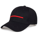 Casquette noir et rouge