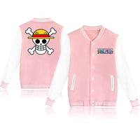 One Piece Jacket Pirate Logo On The Back