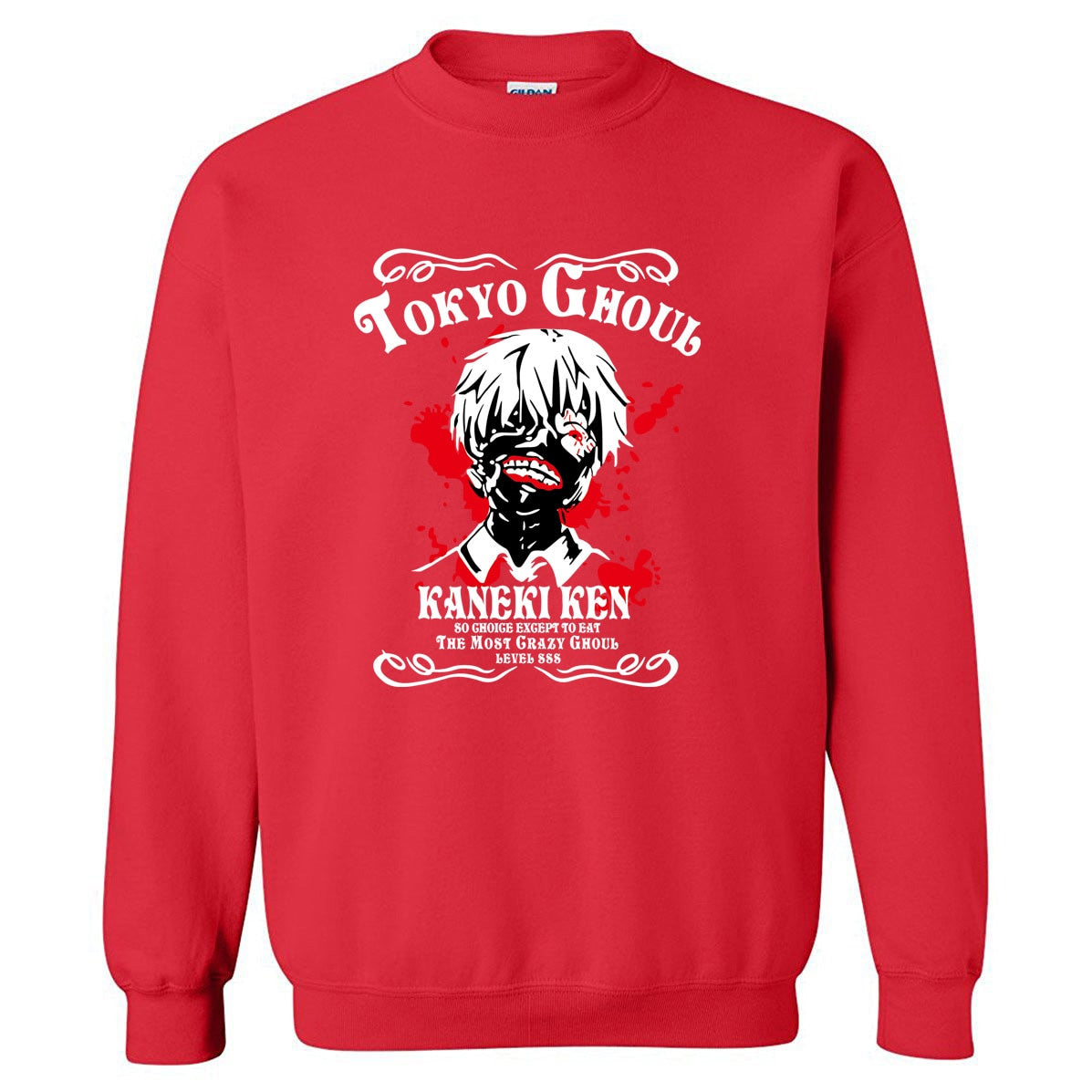 Pull manga rouge ken kaneki masque