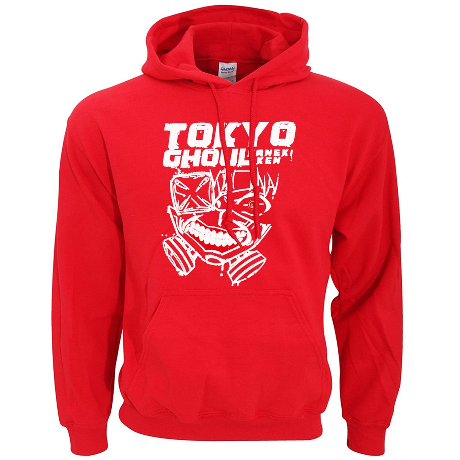 Sweat manga capuche rouge kaneki ken mask