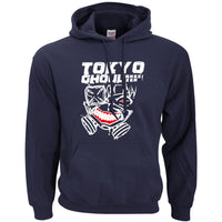 Sweat manga capuche navy kaneki ken mask