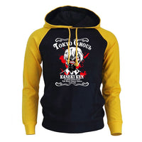 Sweat manga jaune et noir ken kaneki masque