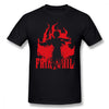 T-shirt manga noir natsu dragnir fairy tail