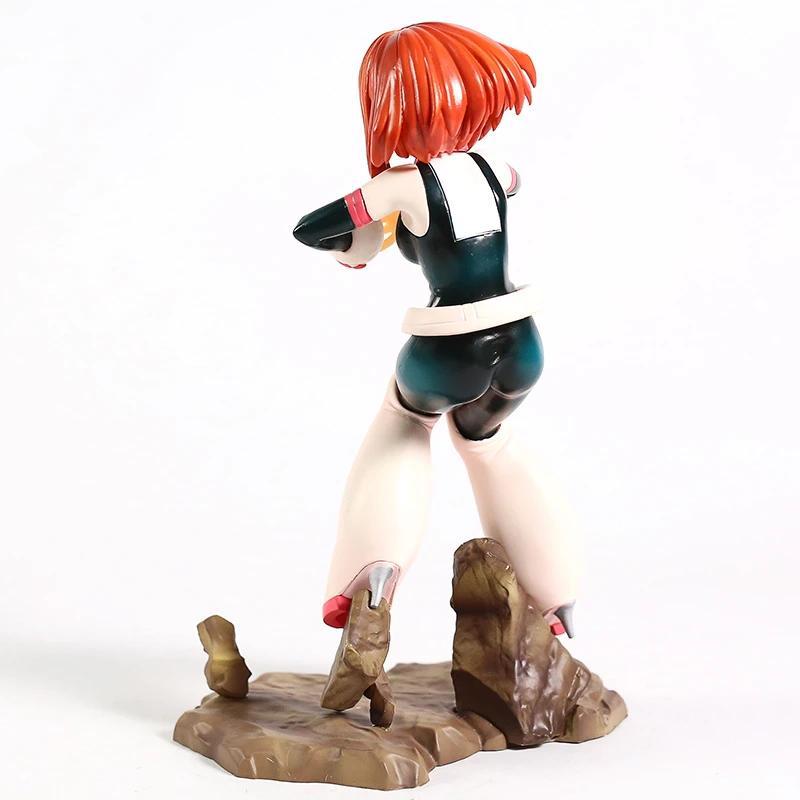 Figurine manga ochaco uraraka my hero academia profil gauche