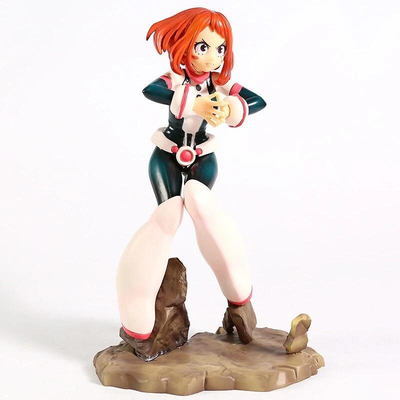 Figurine manga ochaco uraraka my hero academia en colère