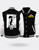 Veste My Hero Academia Dabi écritures chinoises blanche et noir