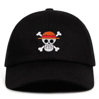 casquette one piece logo tete de mort